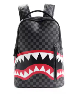 Backpack Shark Camo Checkered