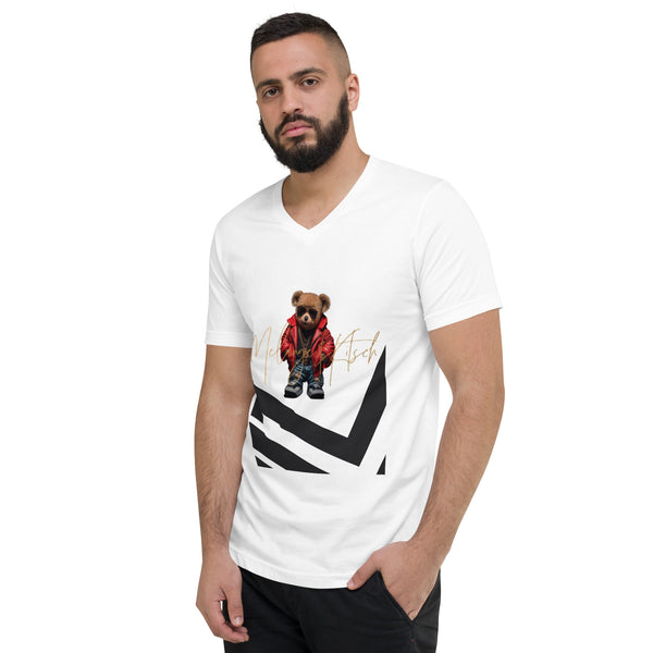 Unisex Short Sleeve V-Neck T-Shirt