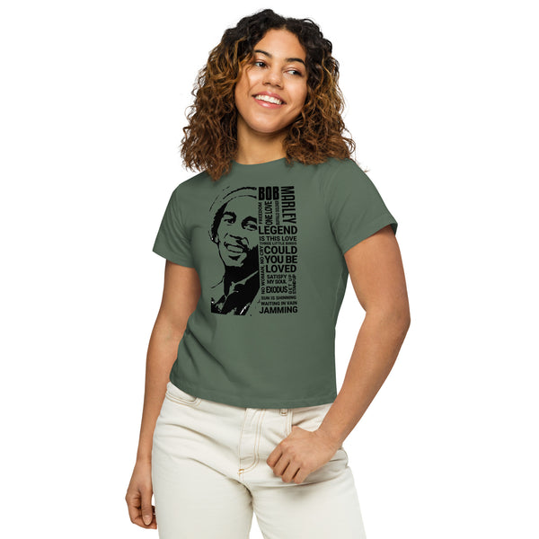 Bob Marley - Women’s High-Waisted T-Shirt