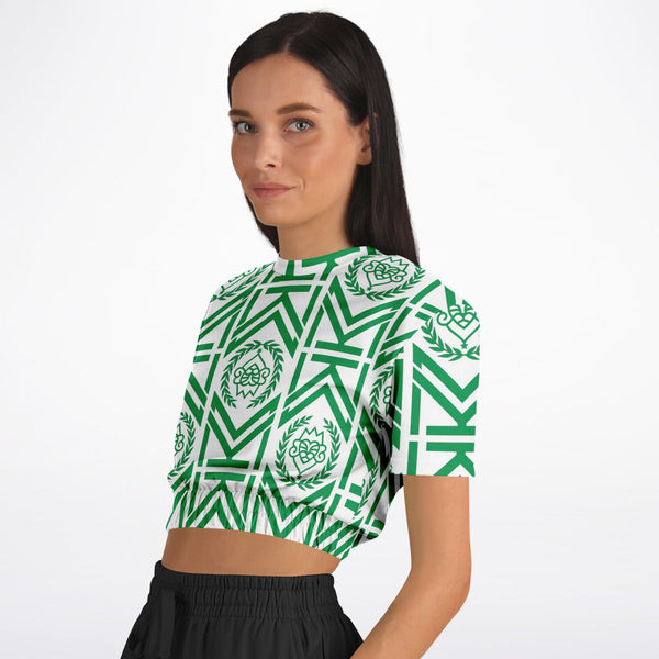 M&K Cropped Logo Shirt