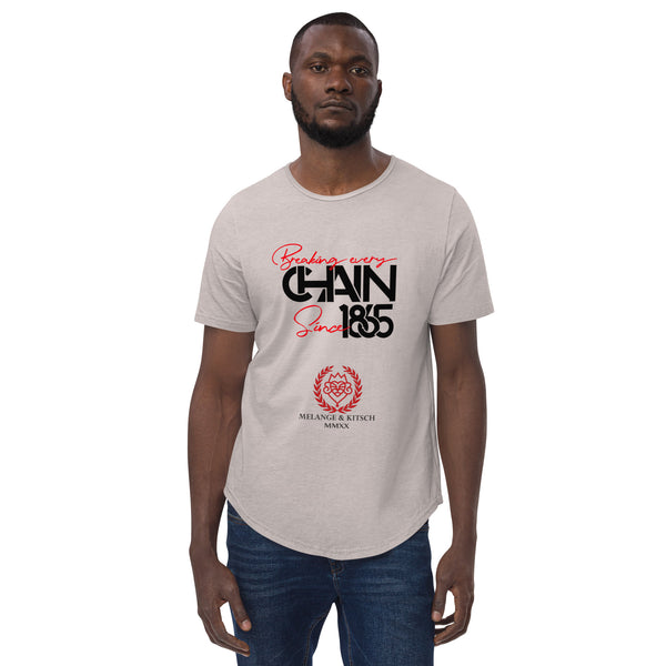 M&K Juneteenth Curved Hem T-Shirt